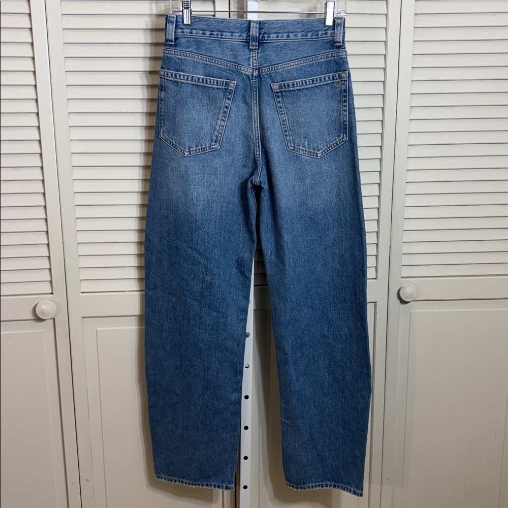 NWT Madewell The Balloon Jean Distressed Barrel Leg Size 26 - Picture 11 of 16